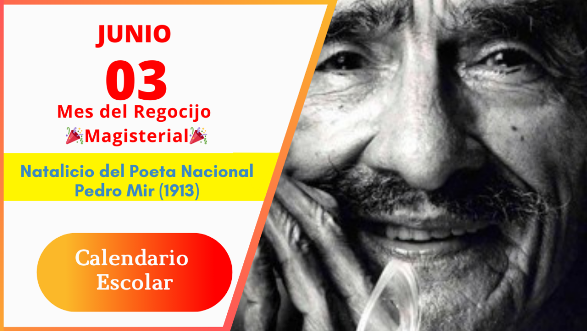 Nacimiento del poeta dominicano Pedro Mir